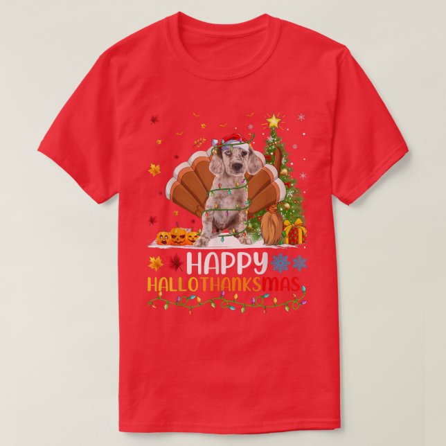 Camiseta Infierno del inglés del Setter Dog Lover (Diseño del anverso)