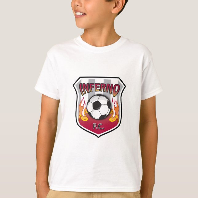 Camiseta Infierno F.C. Kids Basic T (Anverso)