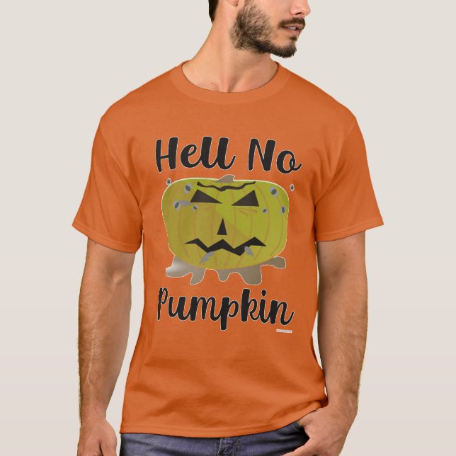 Camiseta Infierno No Calabaza Fundadosa Parodia De Calabaza (Anverso)
