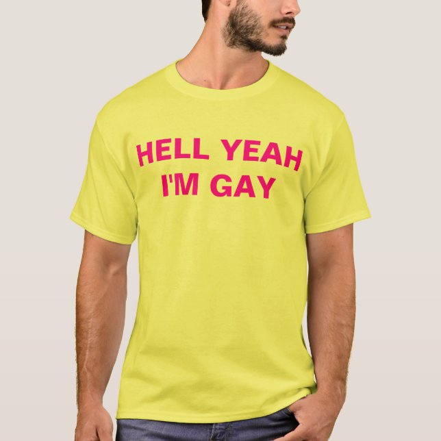 Camiseta infierno soy sí gay (Anverso)