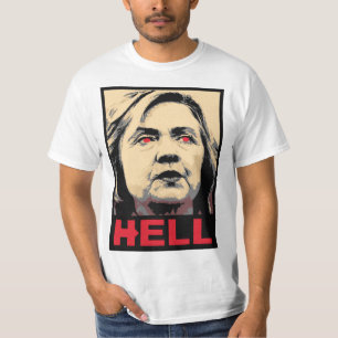 Camiseta Infierno torcido de Hillary Clinton - Anti-Hillary