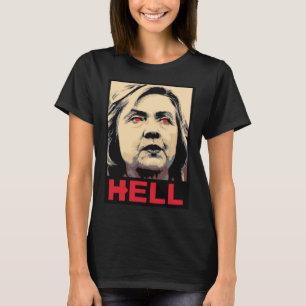 Camiseta Infierno torcido de Hillary Clinton - Anti-Hillary