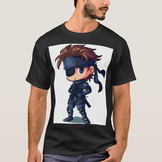 Camiseta Infiltrador Táctico Chibi (Anverso)
