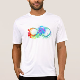 Camiseta Infinidad con las medusas del arcoiris