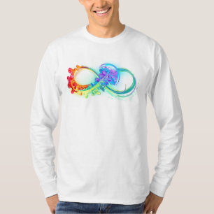 Camiseta Infinidad con las medusas del arcoiris
