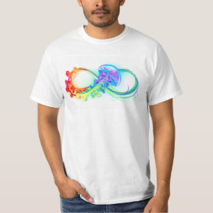 Camiseta Infinidad con las medusas del arcoiris