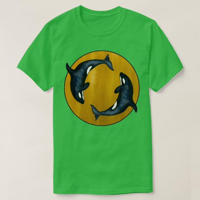 Camiseta Infinidad de ballenas (Diseño del anverso)