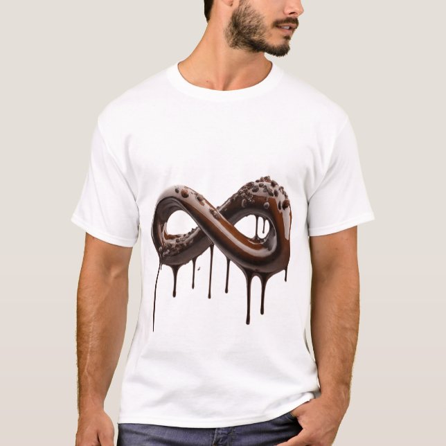 Camiseta Infinidad de chocolate" (Anverso)