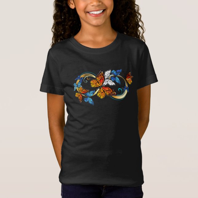 Camiseta Infinidad de Mariposas Monarca (Anverso)