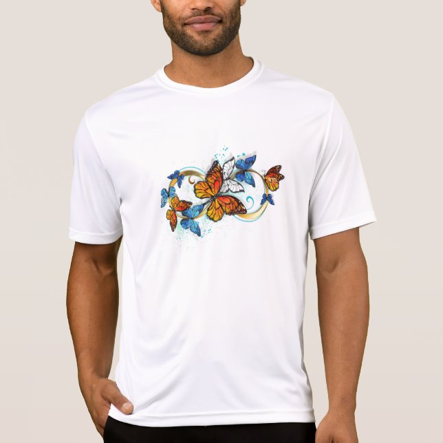Camiseta Infinidad de Mariposas Monarca (Anverso)