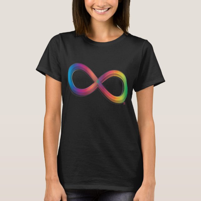 Camiseta infinita arco iris (Anverso)