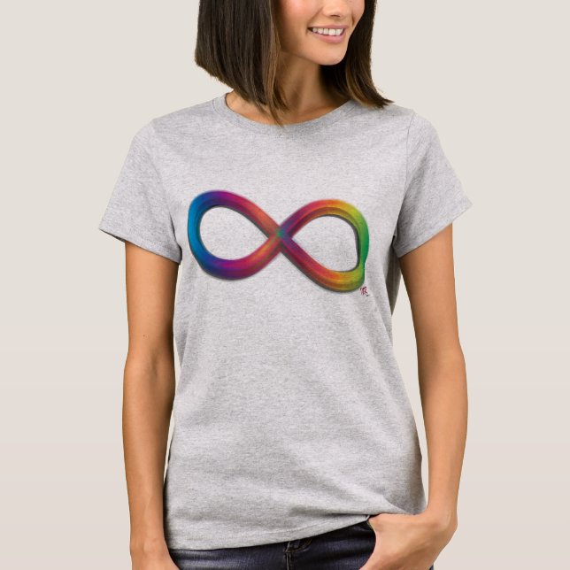 Camiseta infinita arco iris (Anverso)