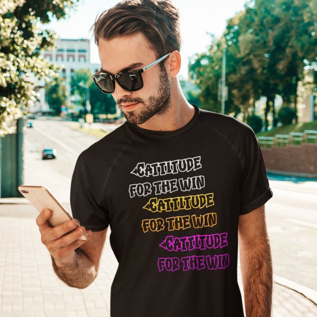 Camiseta Infinitas Reflexiones Cattitude Por La Victoria (Subido por el creador)