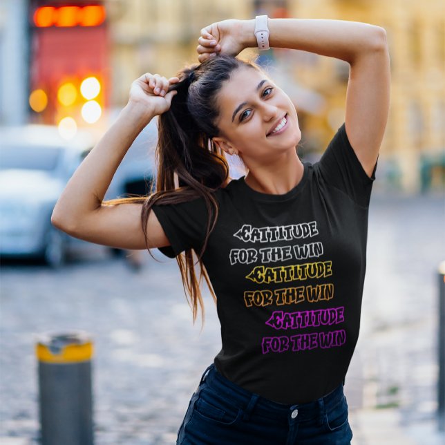 Camiseta Infinitas Reflexiones Cattitude Por La Victoria (Subido por el creador)