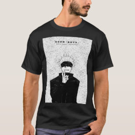 Camiseta Infinite Domain Sorcerer Black and White Anime Art