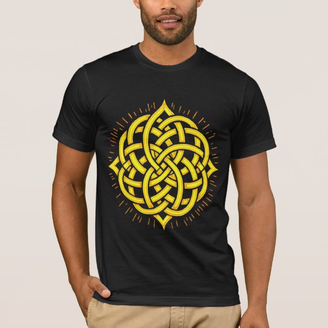 Camiseta Infinite Harmony: Sacred Mandala Celtic Symbol Art (Anverso)