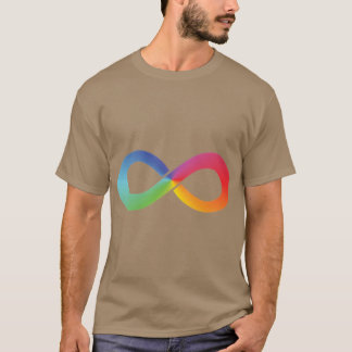 Camiseta Infinito de Arcoíris Conciencia del Autismo Neurod