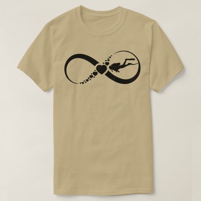 Camiseta Infinito de buceo (Diseño del anverso)