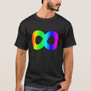 Camiseta infinito del arco iris del autismo