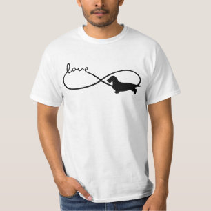 Camiseta Infinity Love Lemniscate Rough-Hair Dachshund 1