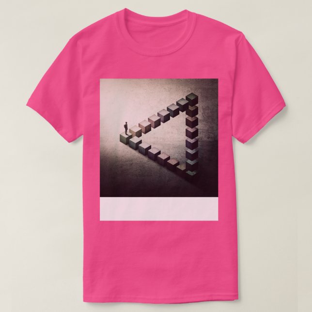 Camiseta infinity penrose triangle TShirt (Diseño del anverso)