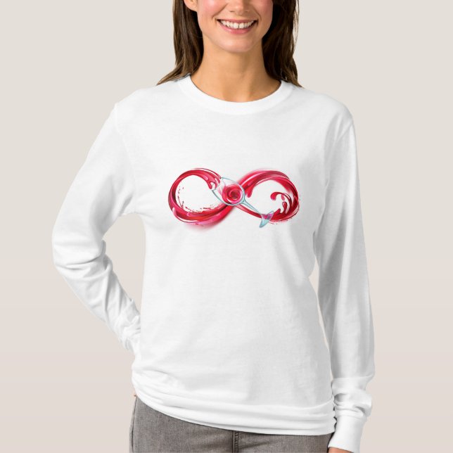 Camiseta Infinity with Red Wine (Anverso)