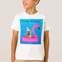 Inflable de perro de cumpleaños
