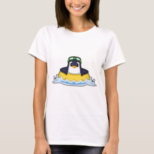 Camiseta Inflable flotador de natación de pingüino Verano