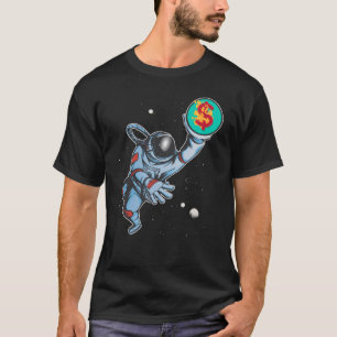 Camiseta Inflación al astronauta de la luna