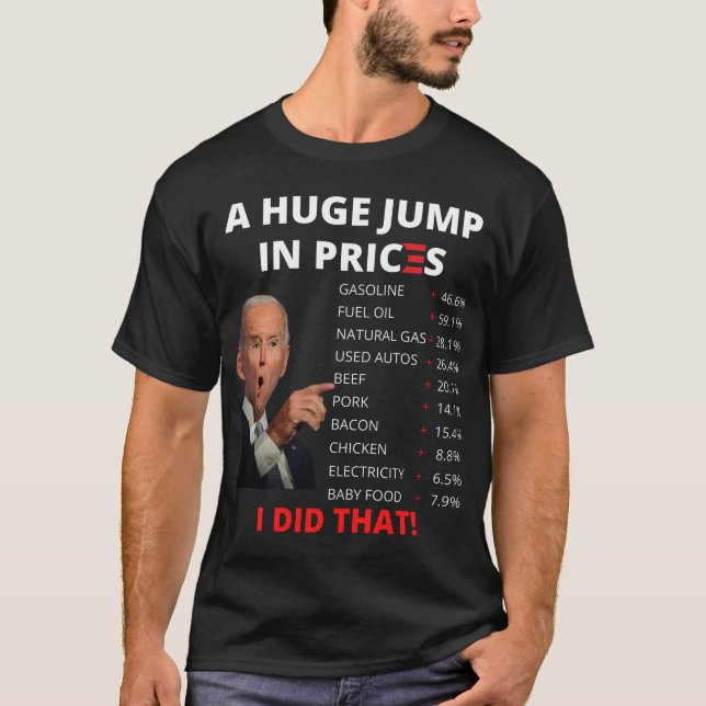 Camiseta Inflación Biden - La Crisis Estadounidense Joe Bid (Anverso)