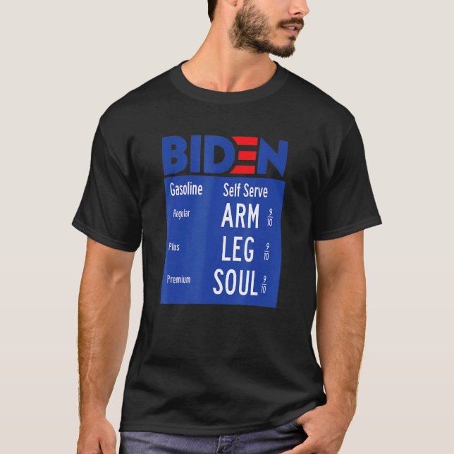 Camiseta Inflación de altos precios mala economía Bomba de  (Anverso)