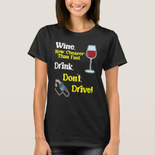 Camiseta Inflación del costo del combustible de alto precio
