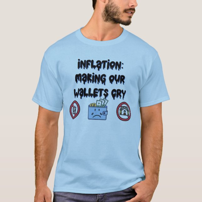 Camiseta Inflación: Llorando nuestras billeteras (Anverso)