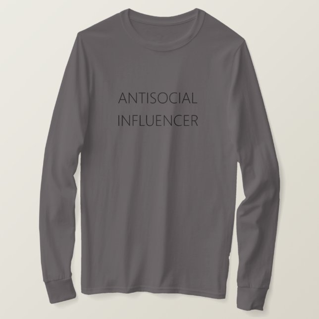 CAMISETA INFLUENCIA ANTISOCIAL - (Anverso del diseño)