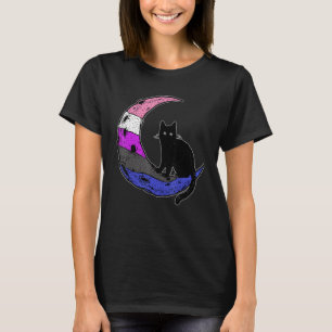 Camiseta Influencia De Género Gato Gato Bandera Orgullo Lgb