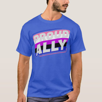 Camiseta Influencia de género Orgullo Ally LGBT Bandera de 