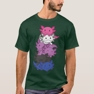 Camiseta Influencia de género Orgullo LGBTQ Axolotl Premi