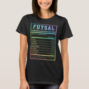 Camiseta Información de Futsal y Datos Nutricionales Footby