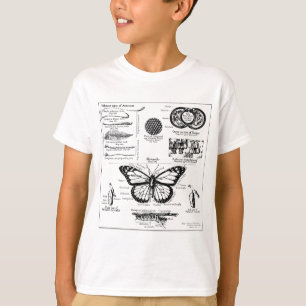 Camiseta Información de la mariposa de monarca