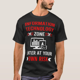 Camiseta Información de la Zona de Riesgo Tecnología de la 