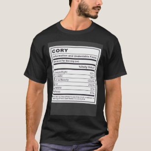 Camiseta Información descriptiva y hechos innegables