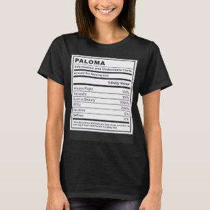 Camiseta Información sobre Paloma y hechos innegables