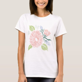 Camiseta informal de manga corta para mujer – Algo