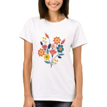 Camiseta informal de manga corta para mujer – Algo