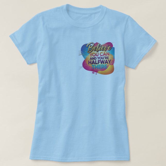 Camiseta informal de moda para uso diario (Diseño del anverso)