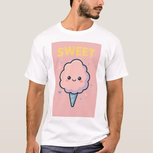 Camiseta informal linda  (Anverso)
