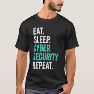 Camiseta Informática Programación Tecnológica Nerd Eat Slee