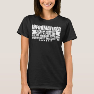 Camiseta Informático Científico Administrador Tecnológico d