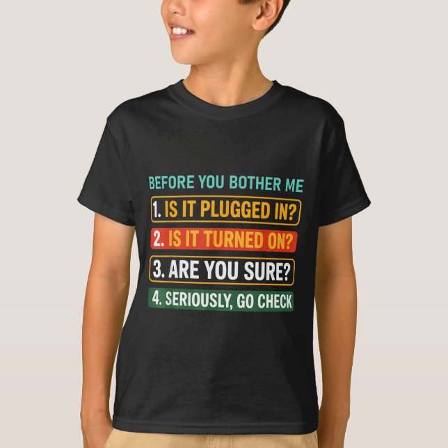 Camiseta Information Technology Tech _ Funny Technical Supr (Anverso)