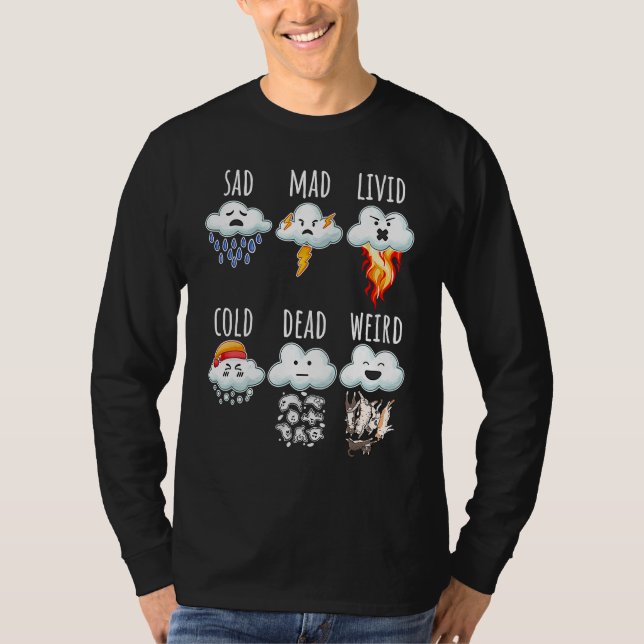 Camiseta Informe de diferencias de nubes meteorológicas Pro (Anverso)